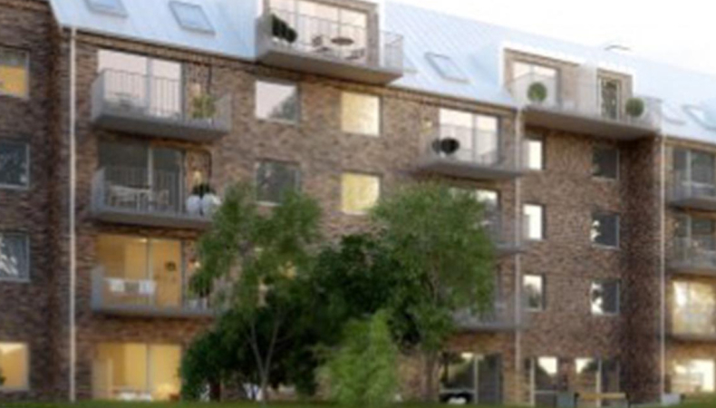 Nybyggnad av flerbostadshus på Järnbrott i Göteborg